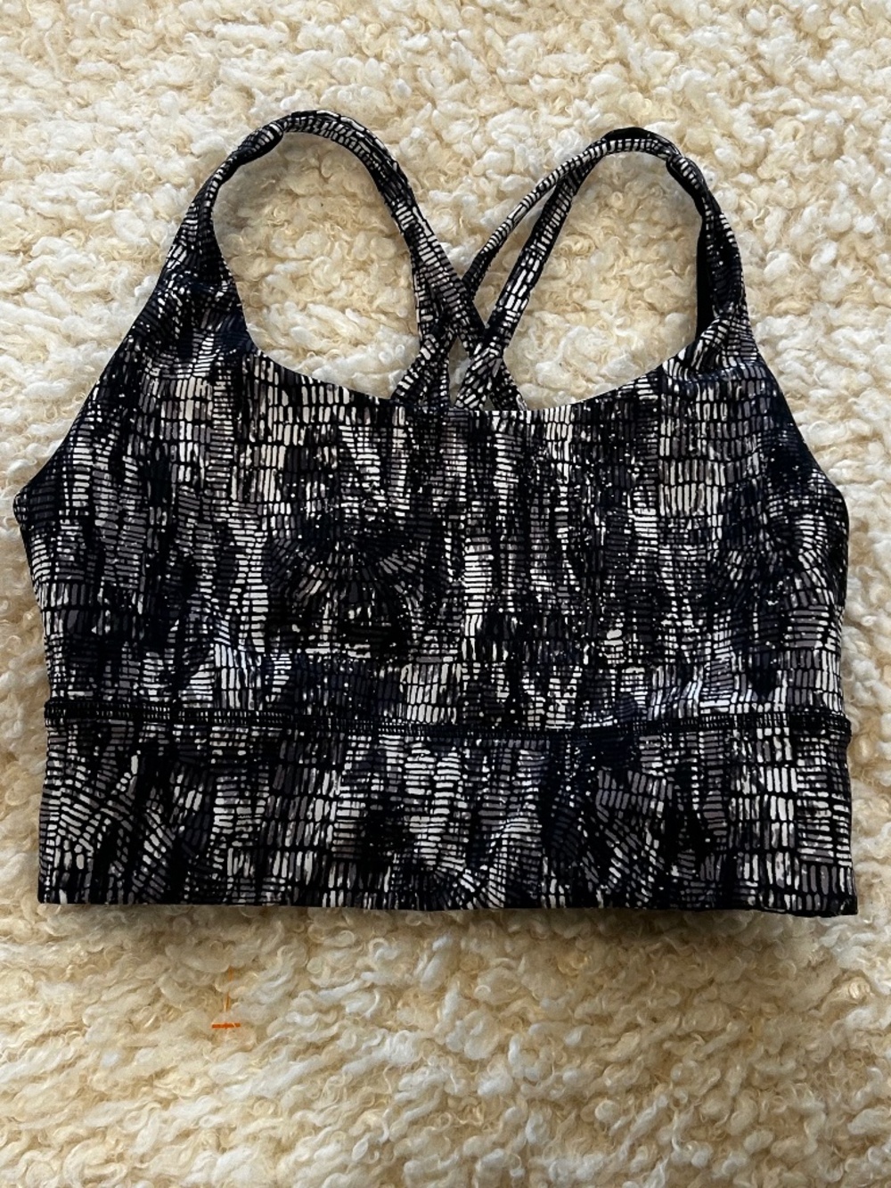 LULULEMON BLACK SPORTS ATHLETIC BRA 4